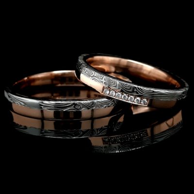 Trauringe-Damaszenerstahl-Rotgold-B-400x400