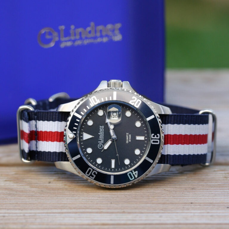 Lindner-Uhren-Stoffarmband